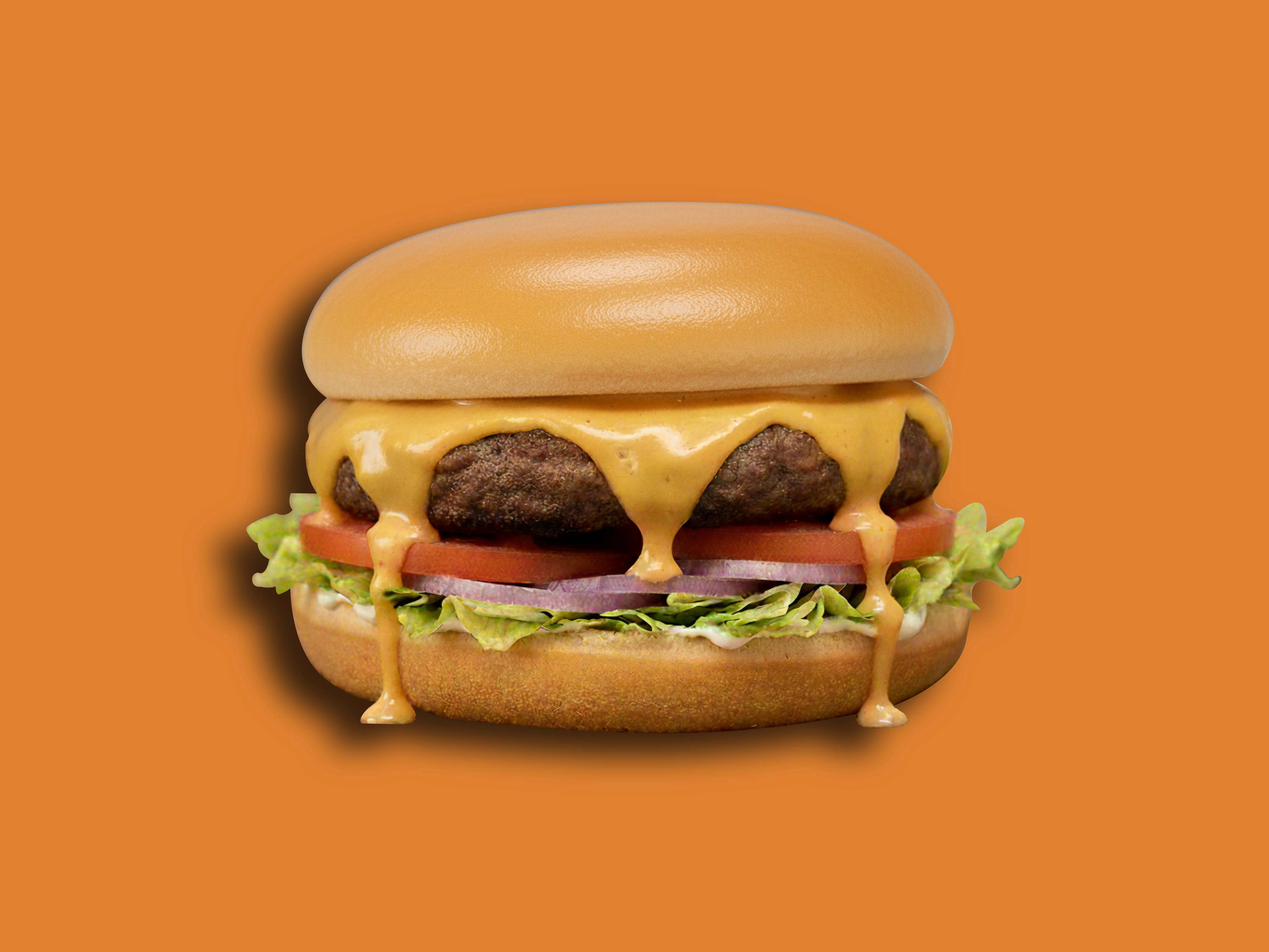 Gourmet beef or lamb burger